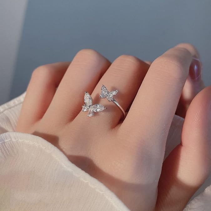 Vintage butterfly ring