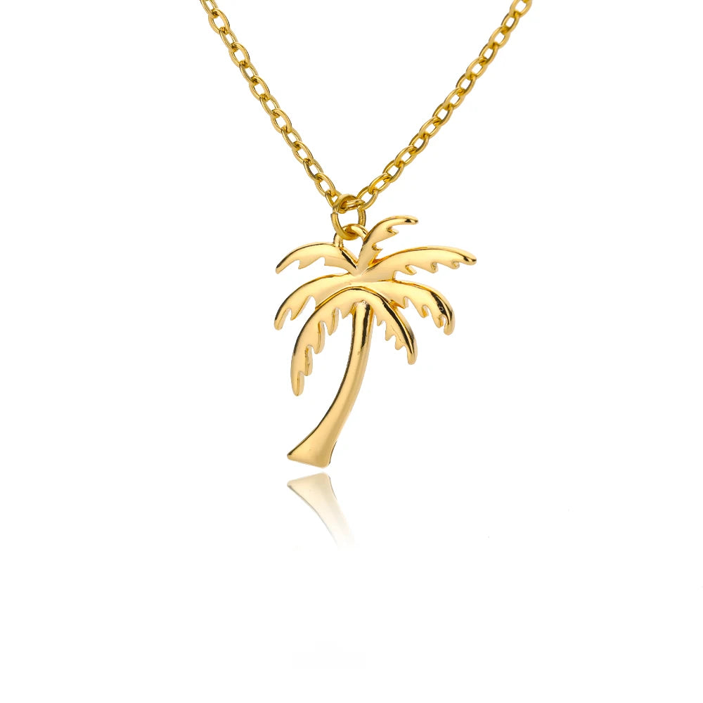 Palm tree necklace