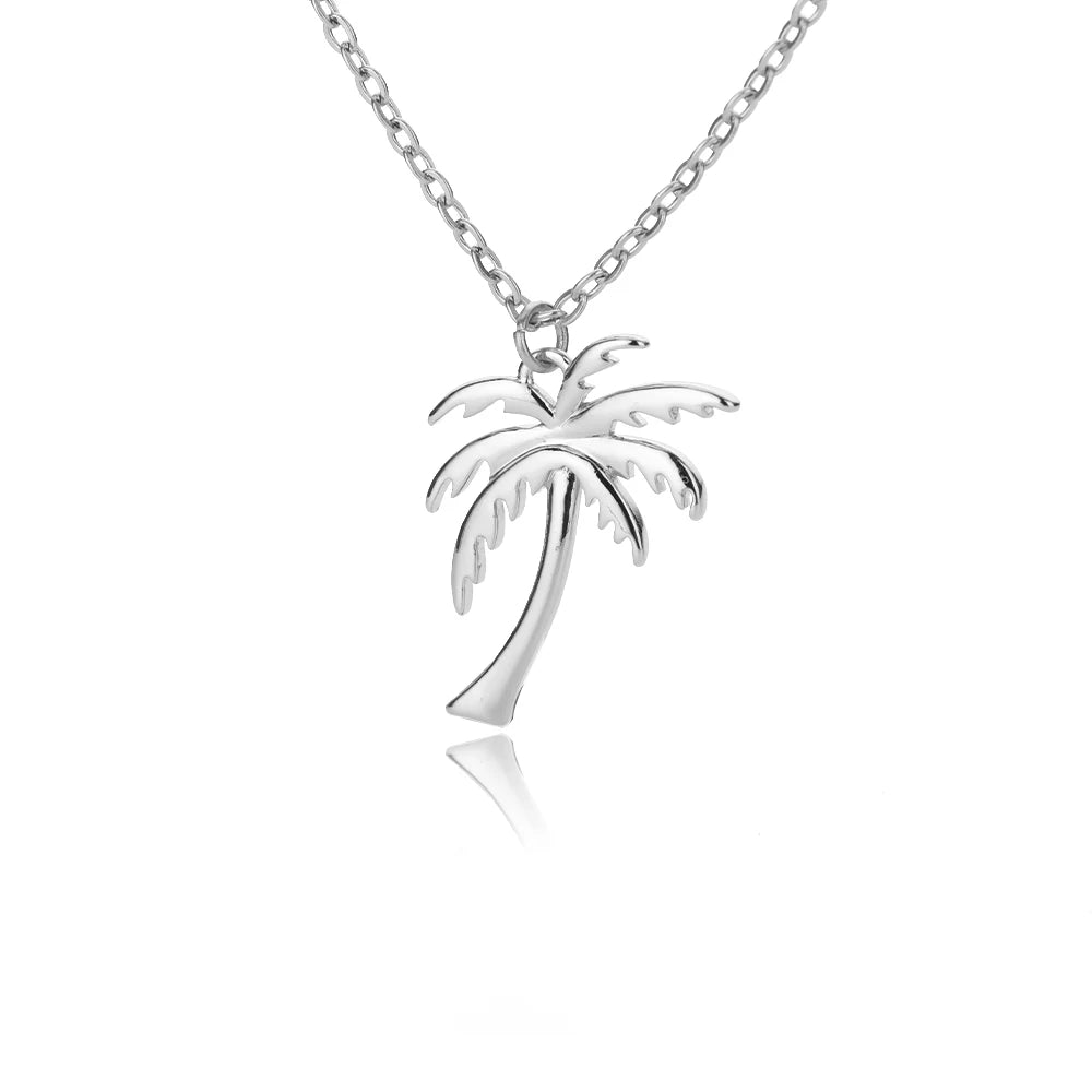 Palm tree necklace