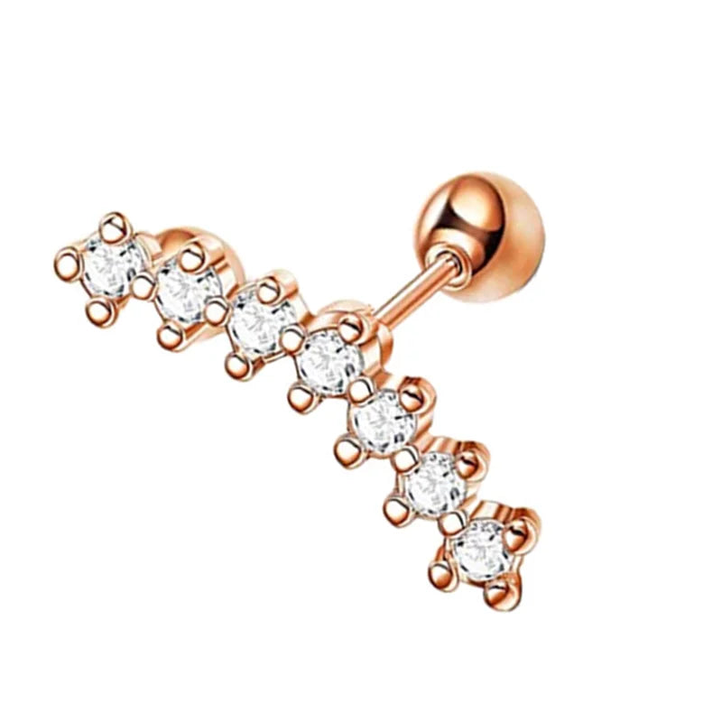 Flat back earrings