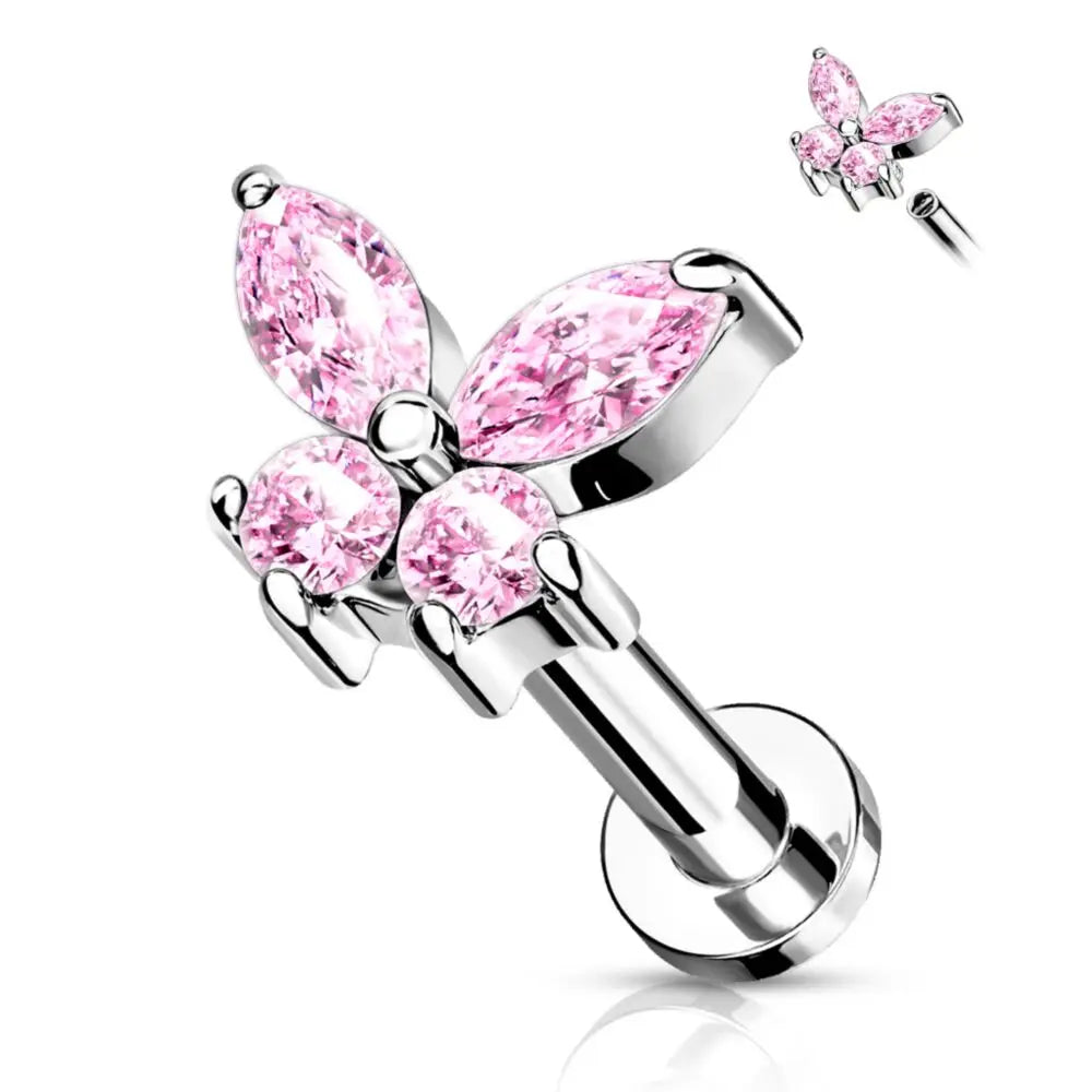 Flat back earrings