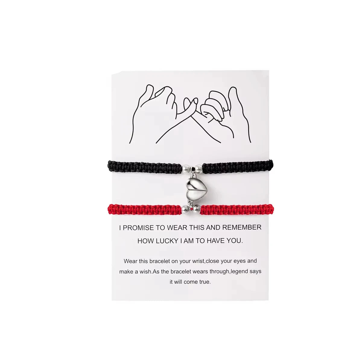 Heart friendship bracelet