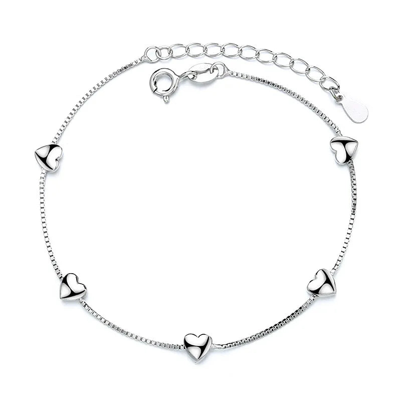 Silver butterfly bracelet