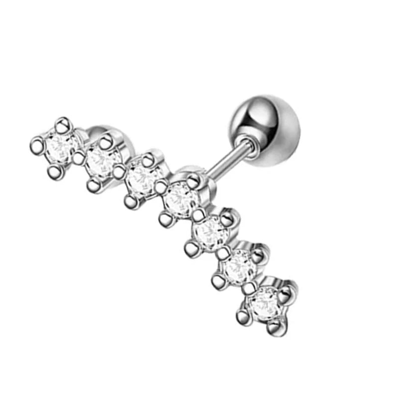 Flat back earrings