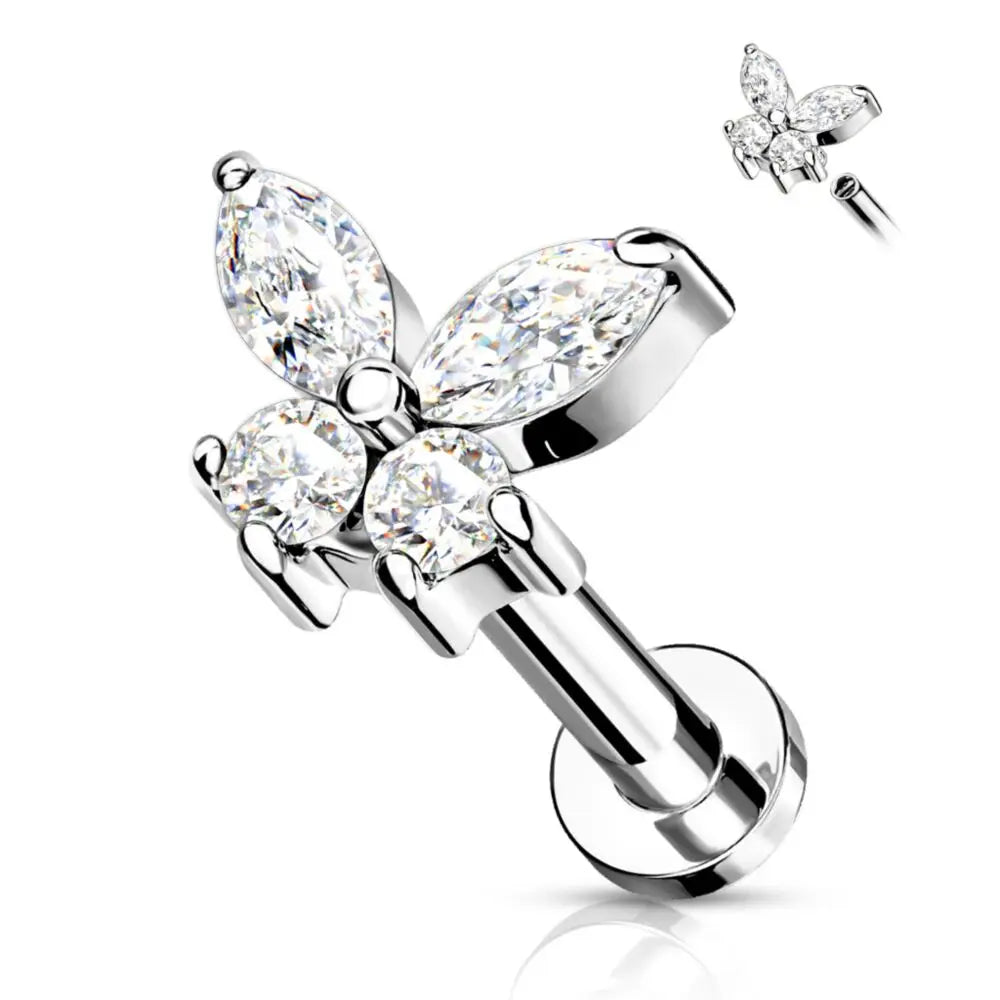 Flat back earrings