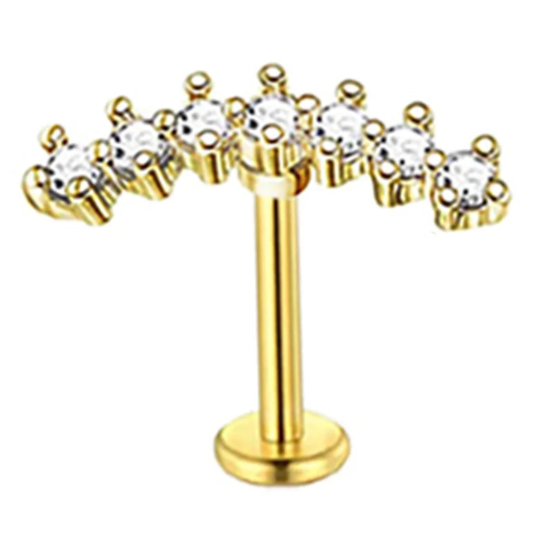 Flat back earrings