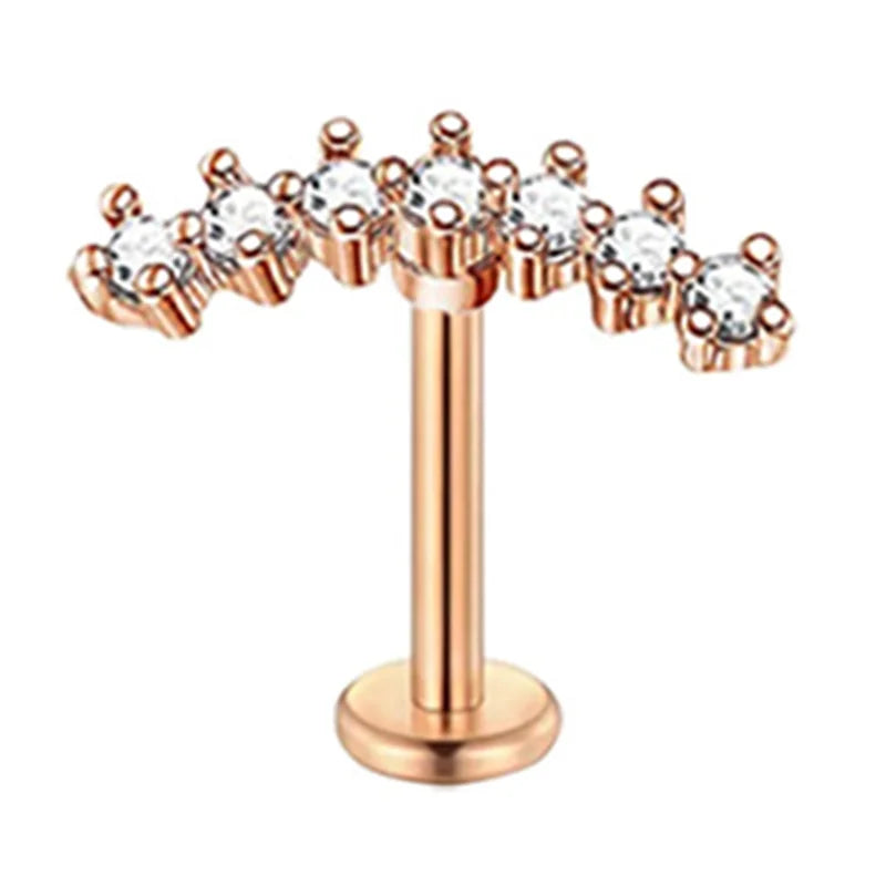 Flat back earrings