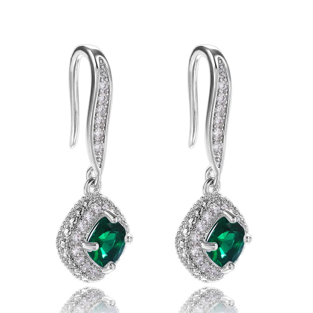 silver dangle earrings