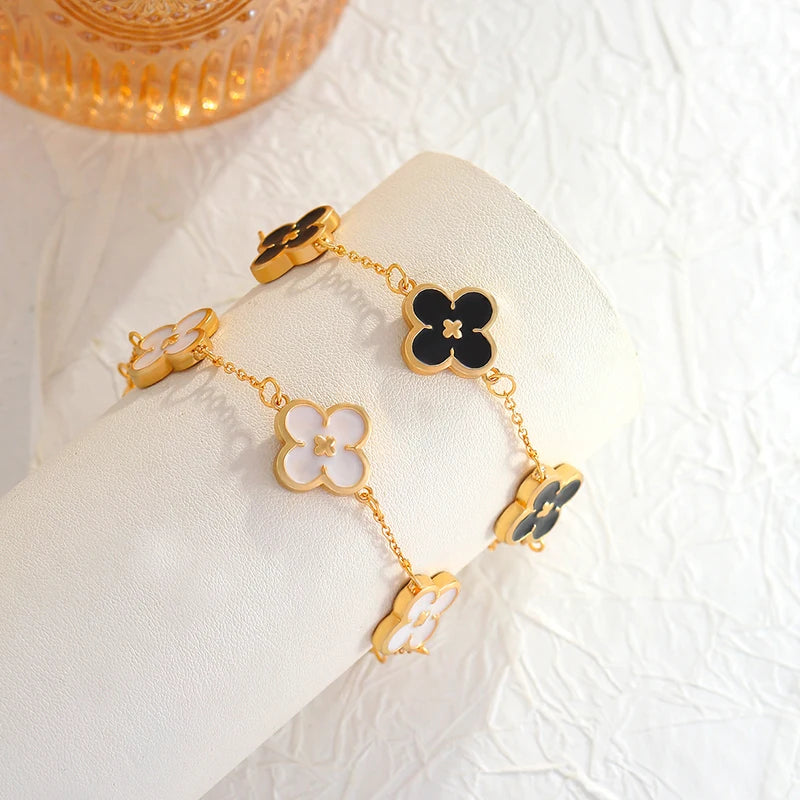 4 leaf clover bracelet