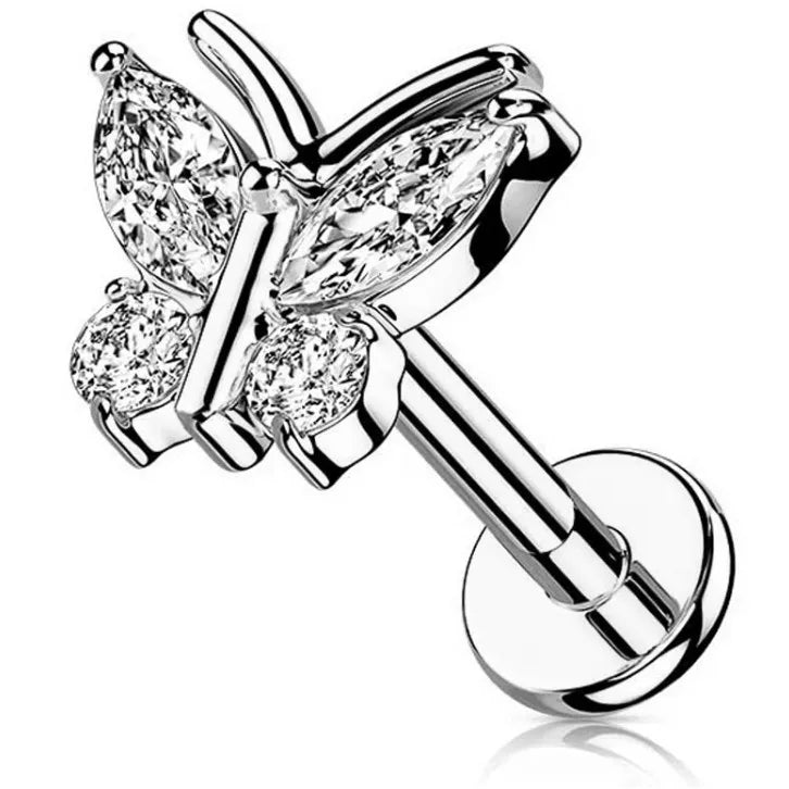 Flat back earrings