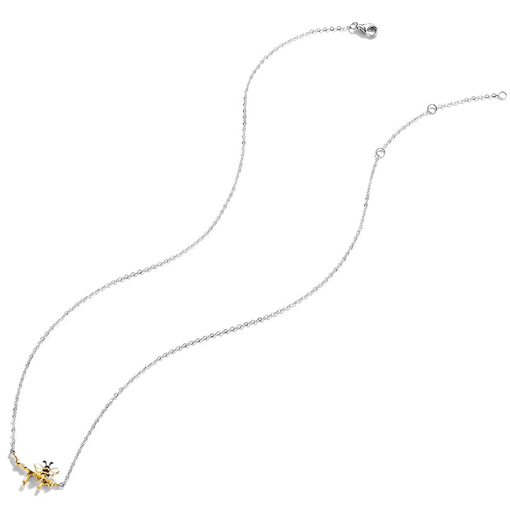 Honey bee necklace