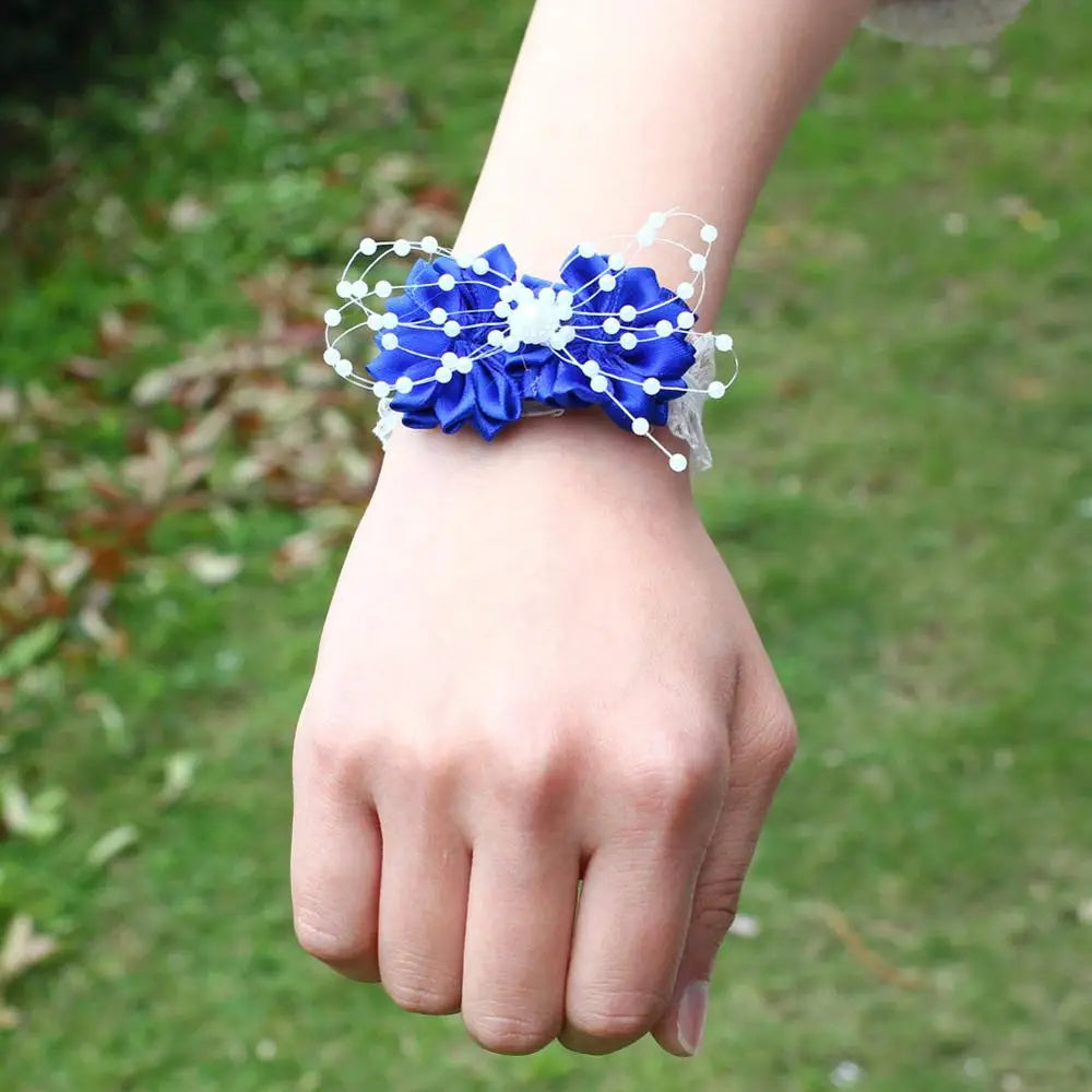 Prom flower bracelet
