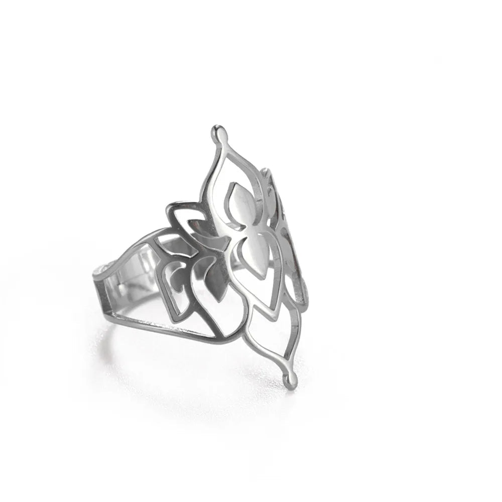 Lotus flower ring