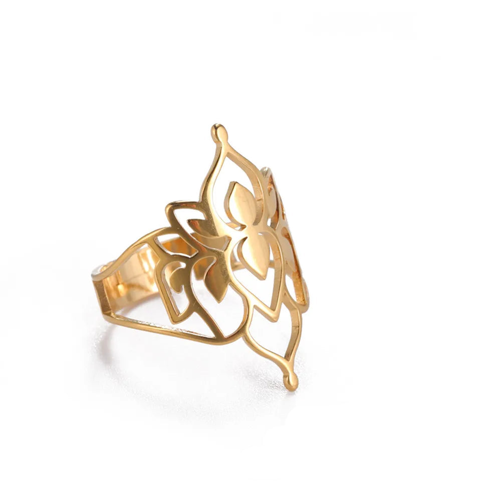 Lotus flower ring