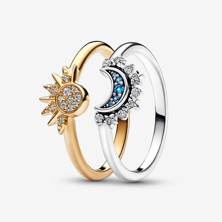Sun and Moon ring