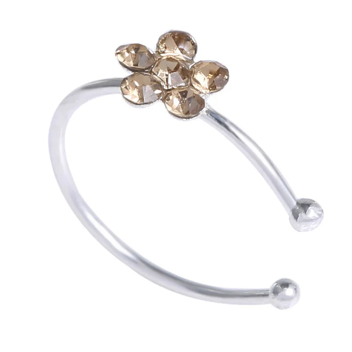 Flower nose ring