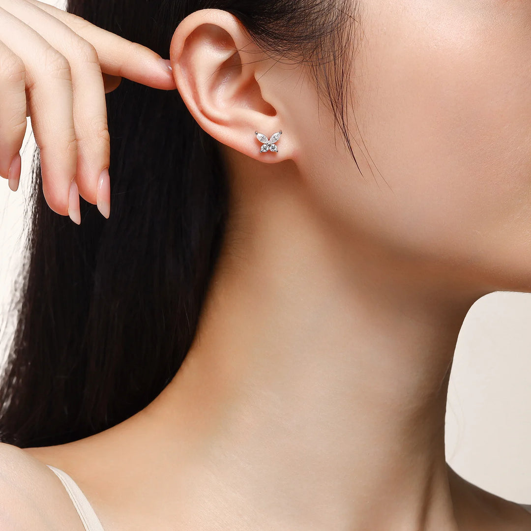 Diamond Butterfly earrings