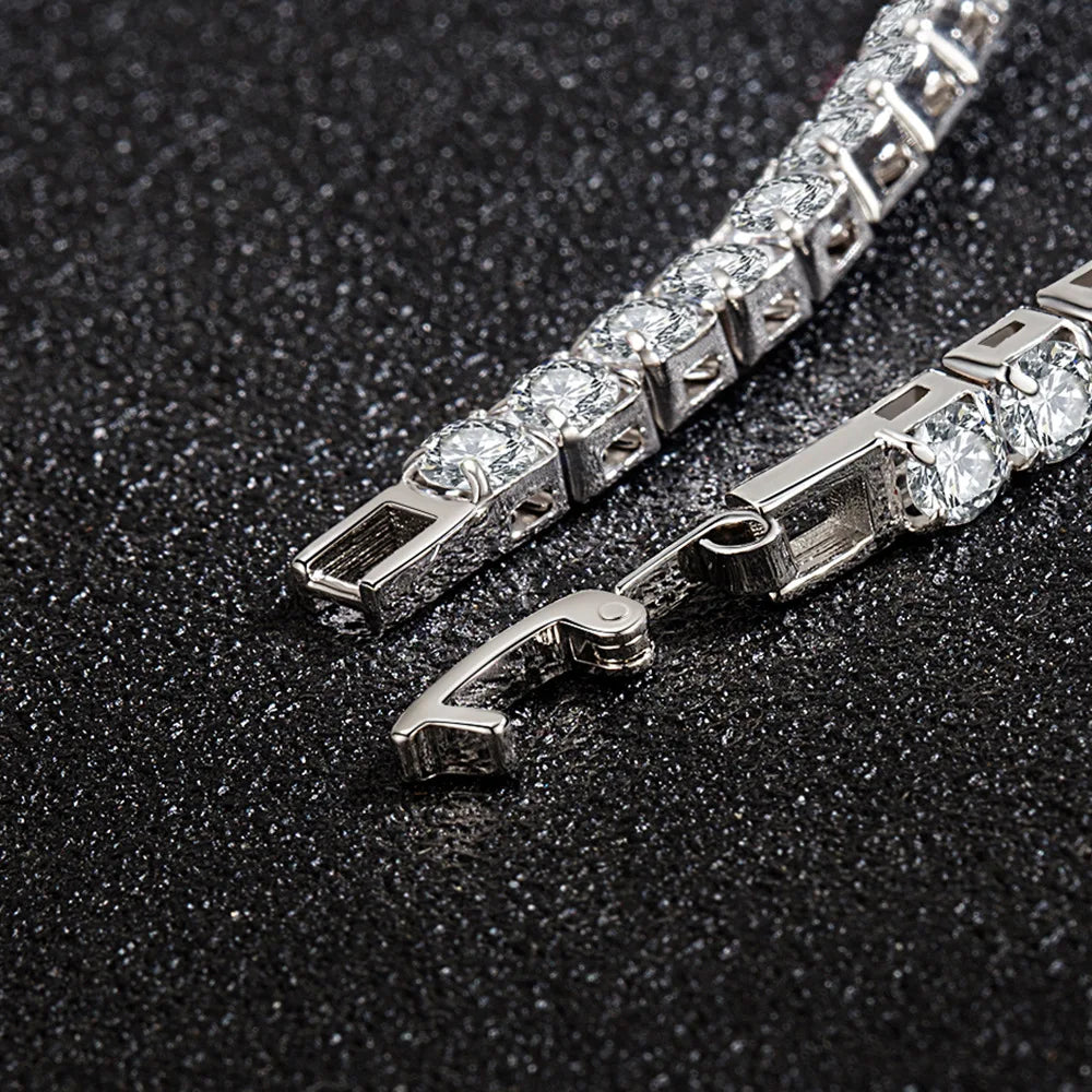 Silver bangle bracelets