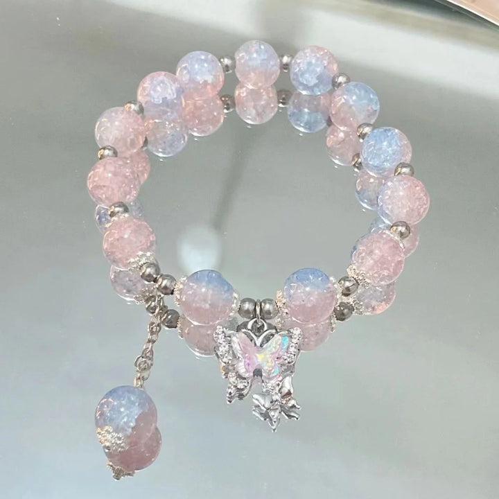 Flower beads bracelet