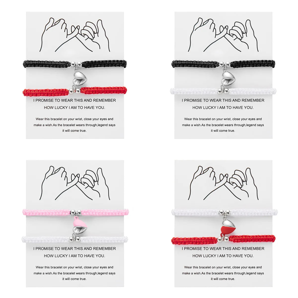 Heart friendship bracelet