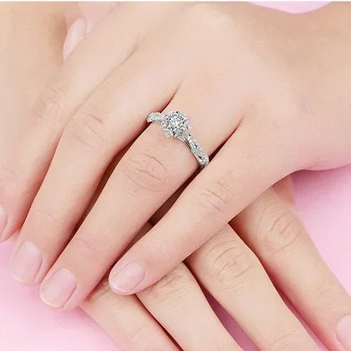 Birth flower ring