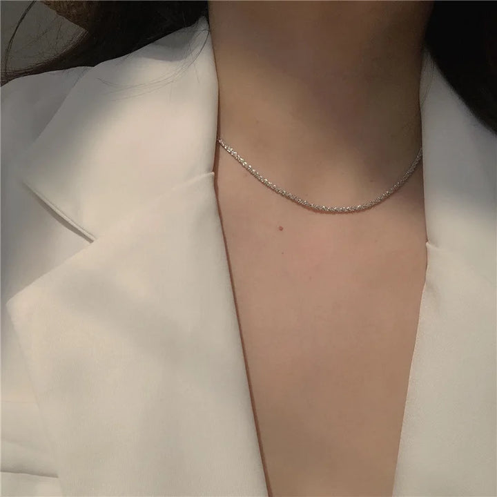 Butterfly pearl necklace