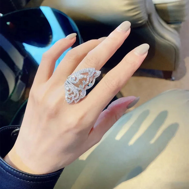 Butterfly wing ring