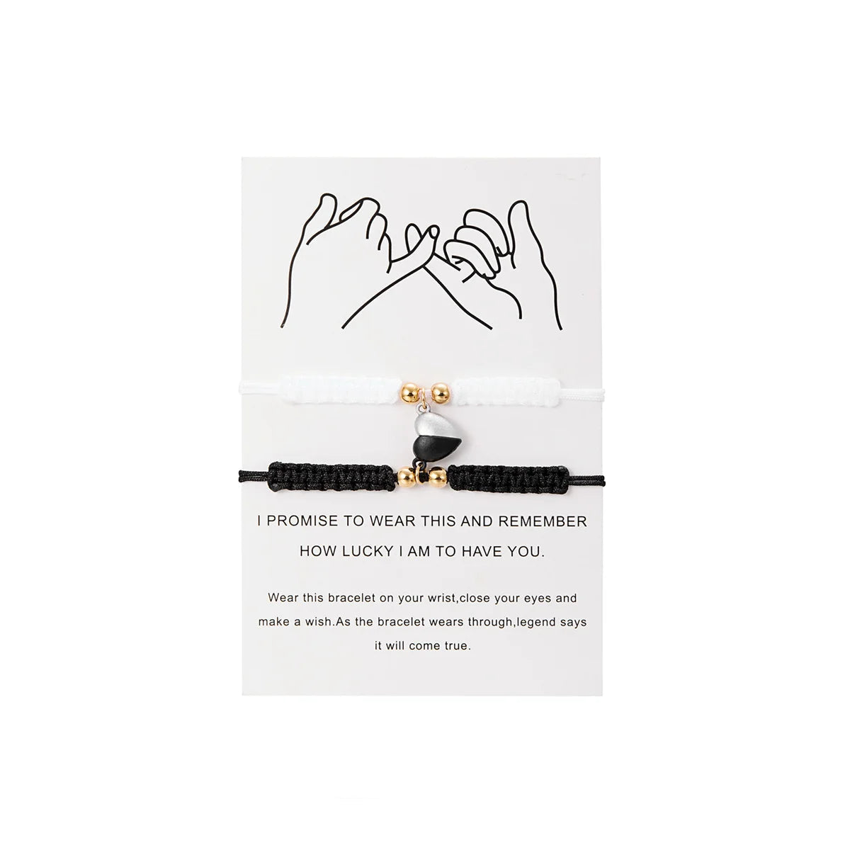 Heart friendship bracelet
