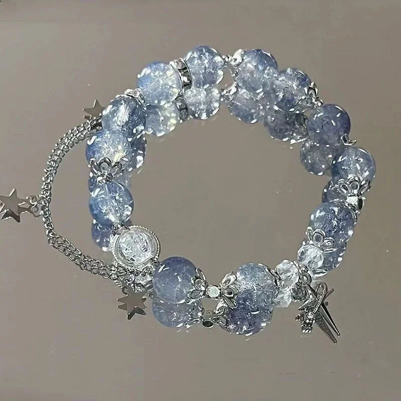 Flower beads bracelet