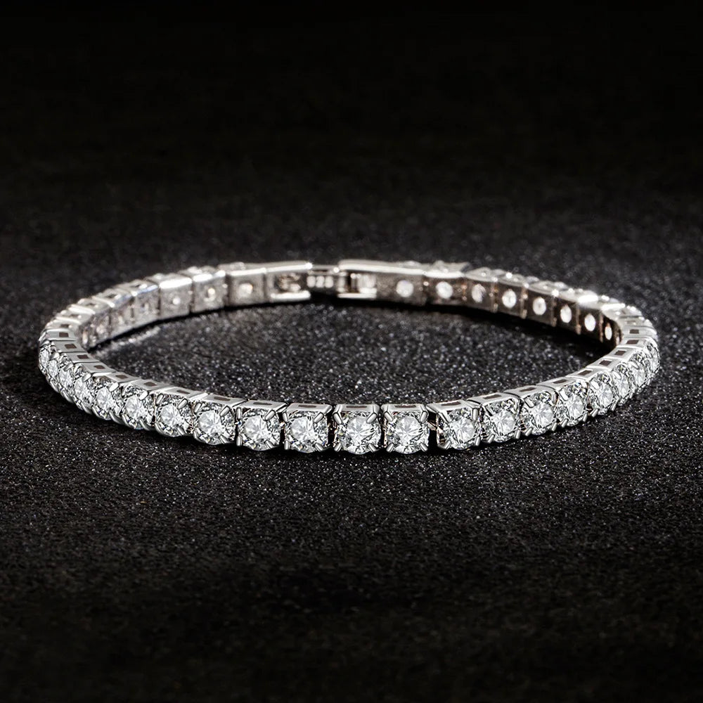 Silver bangle bracelets