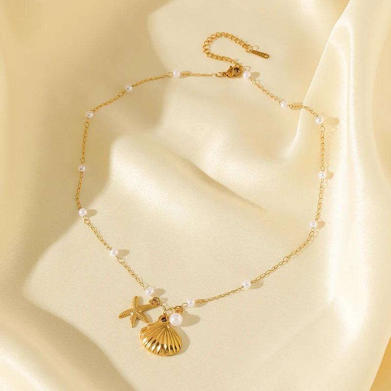 Seashell necklace