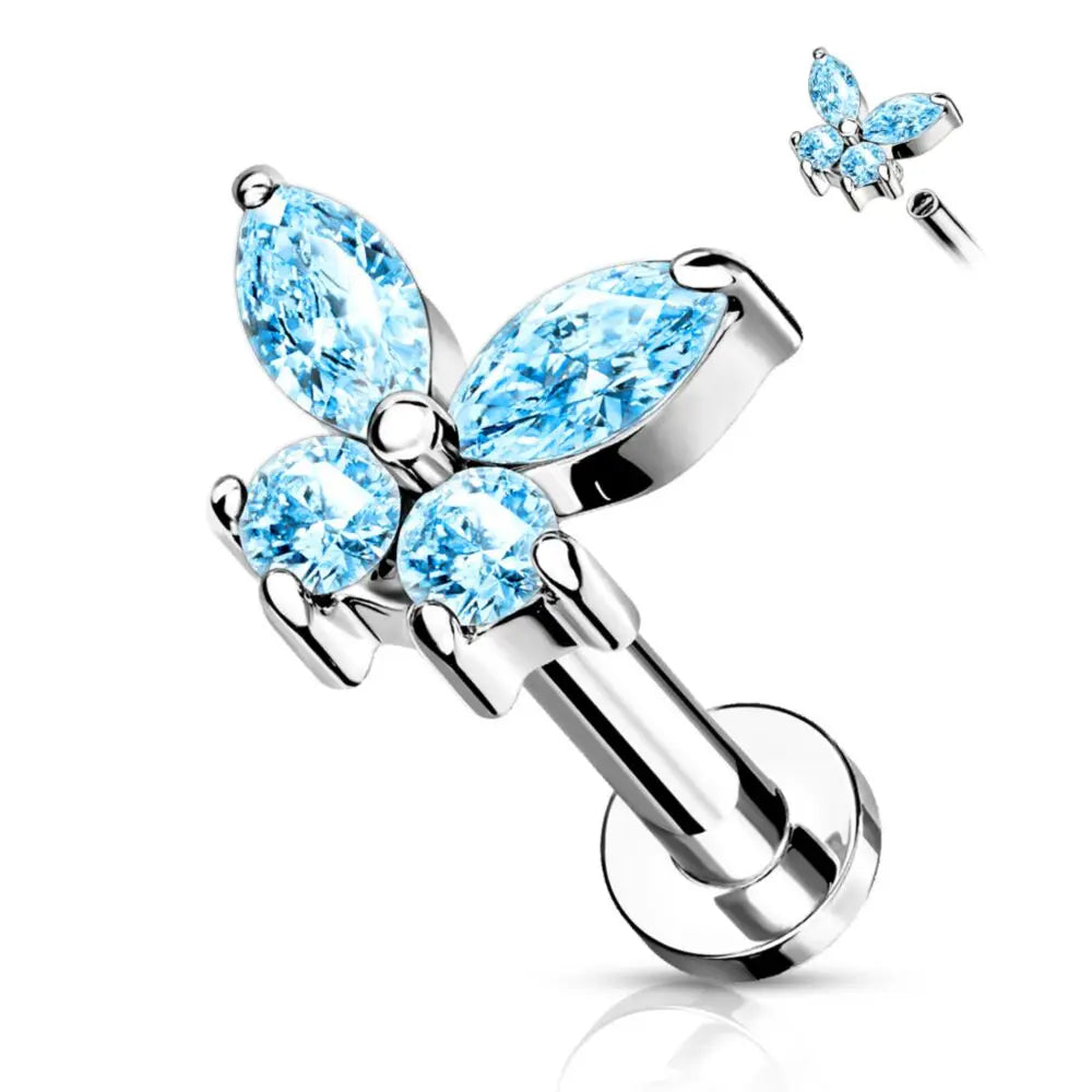 Flat back earrings