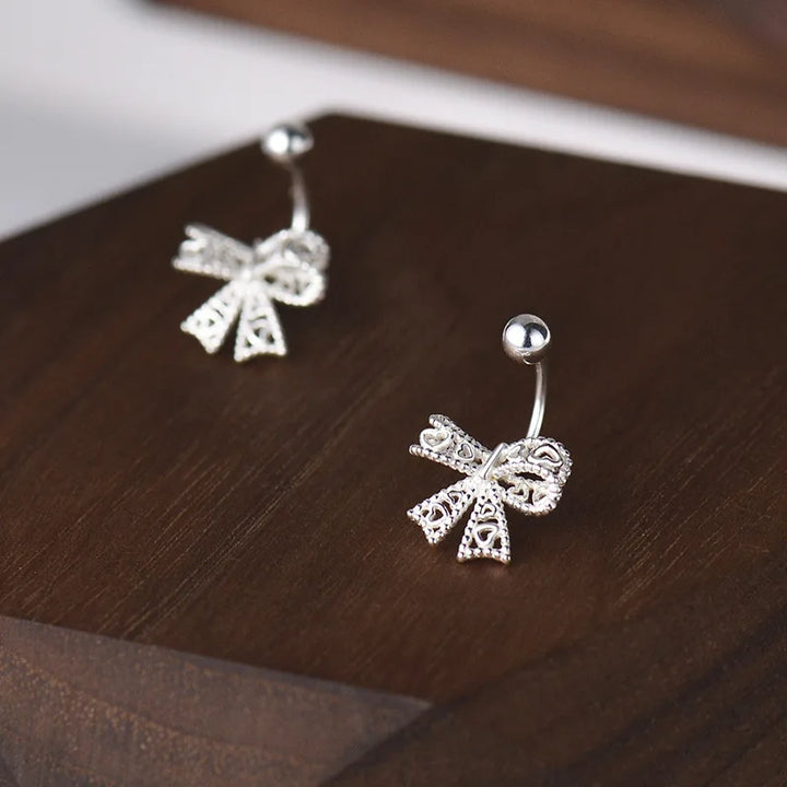Silver earrings