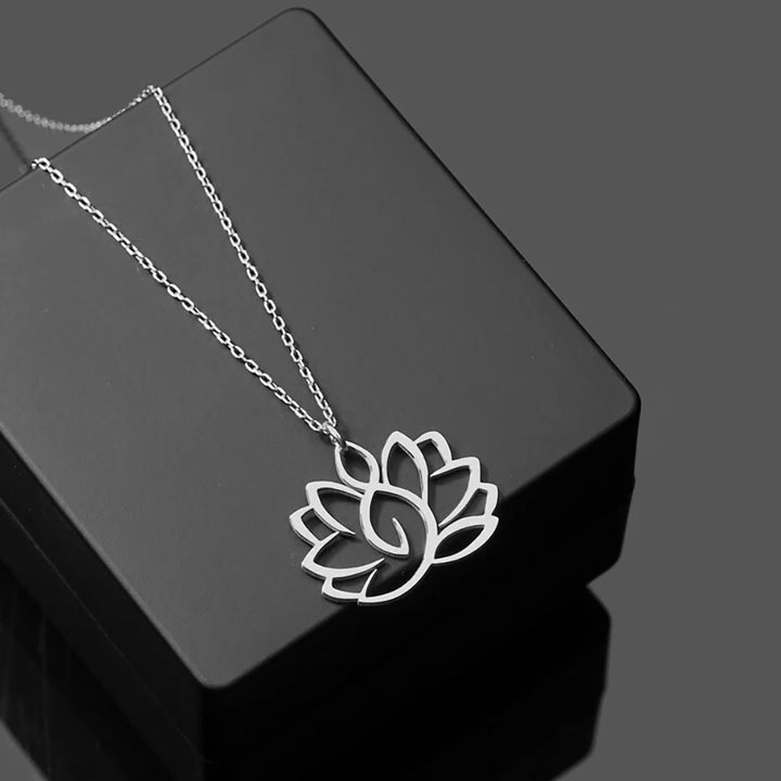 Lotus flower necklace