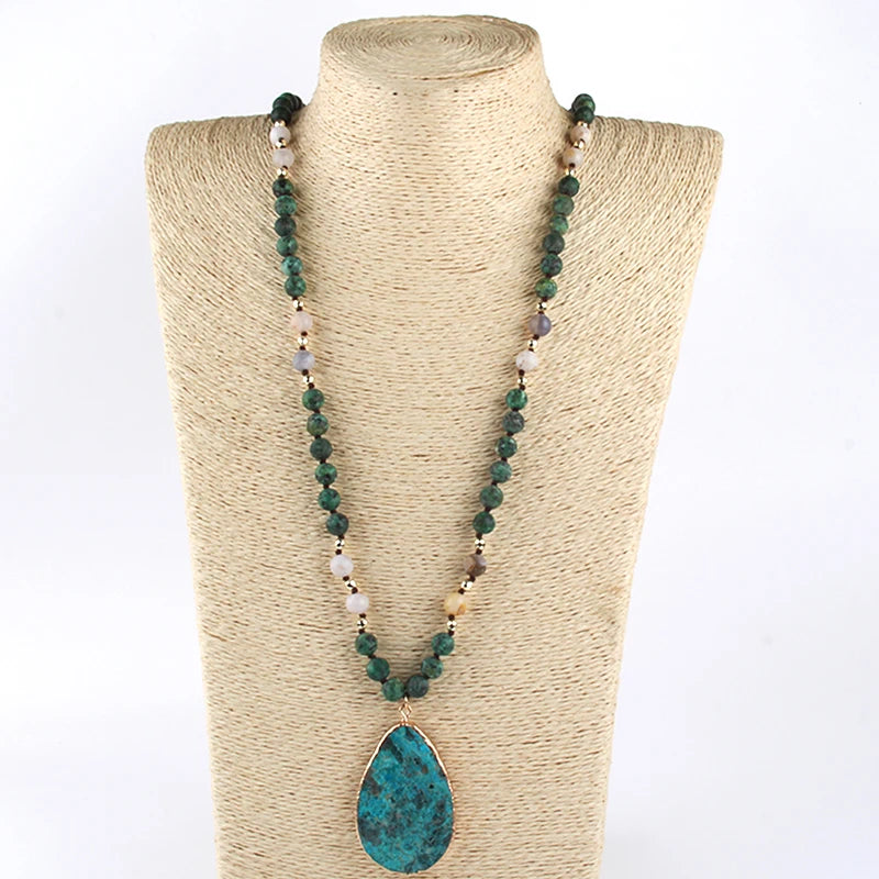 Huge turquoise necklace