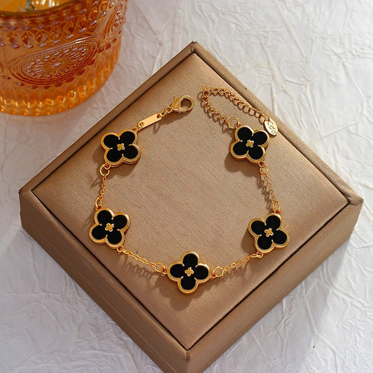 4 leaf clover bracelet