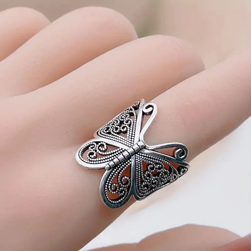 Filigree Butterfly ring