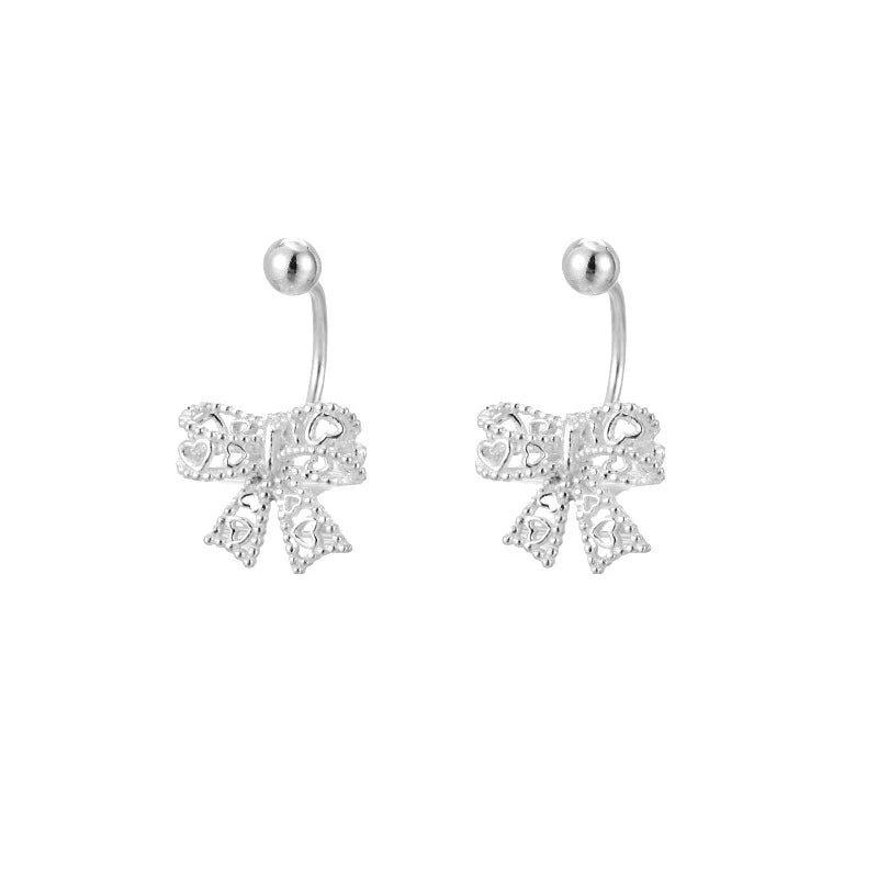 Silver earrings
