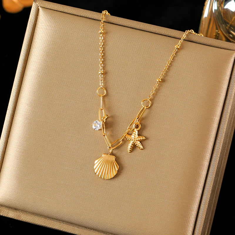 Seashell necklace