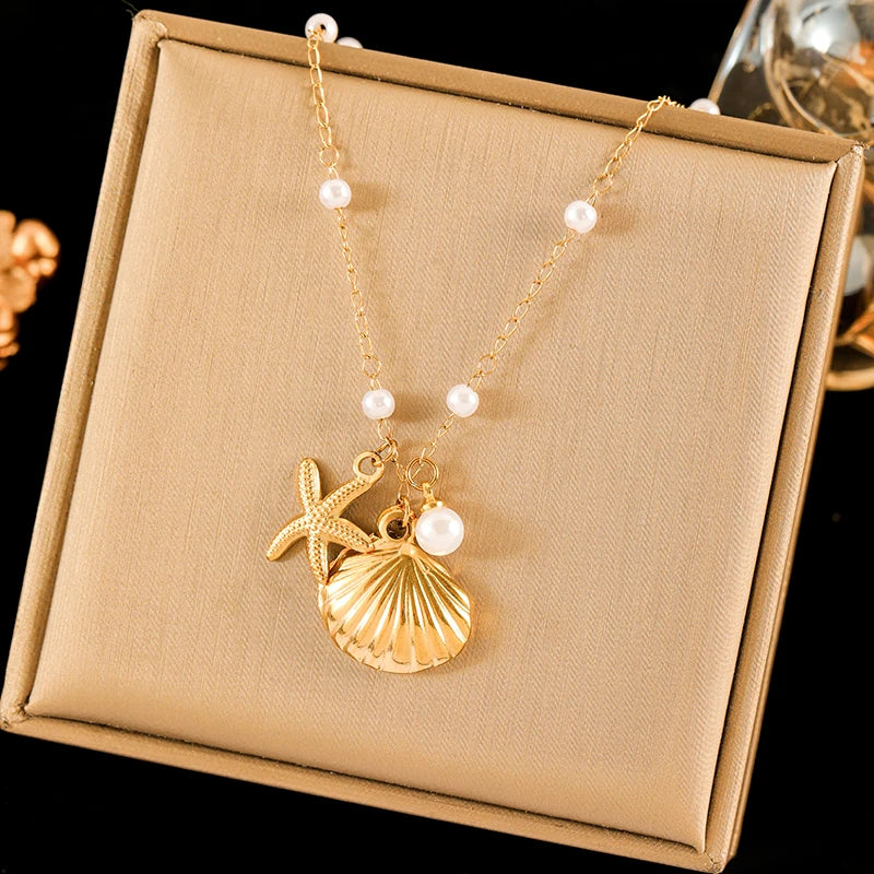 Seashell necklace