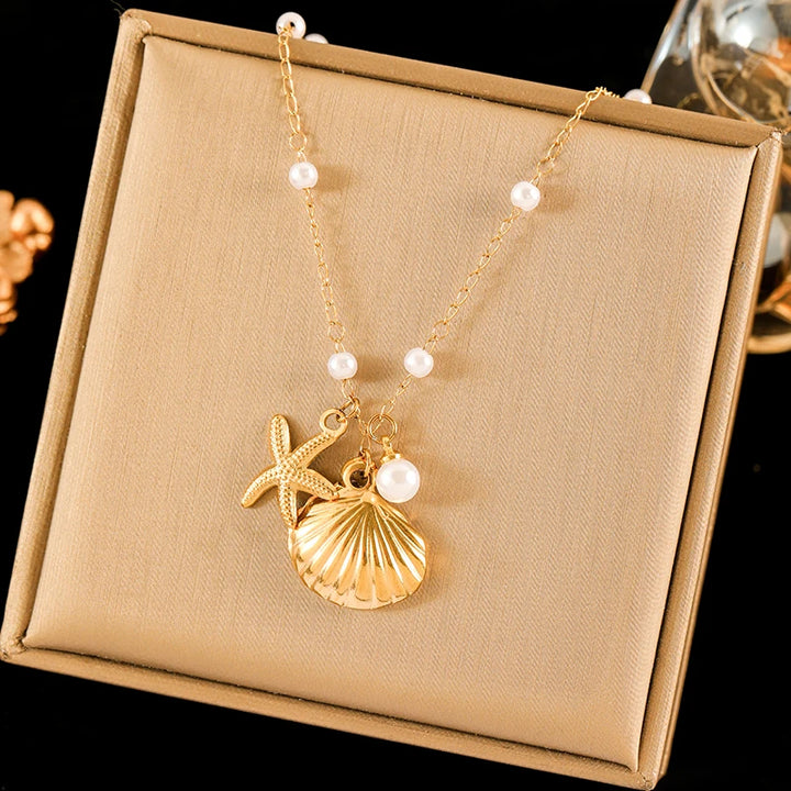 Seashell necklace