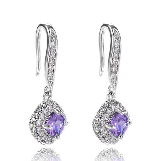 silver dangle earrings
