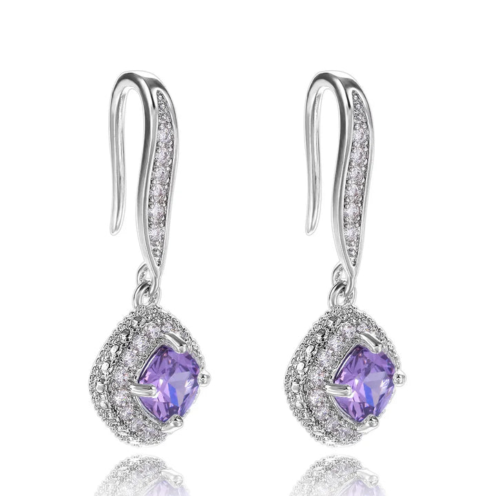 silver dangle earrings