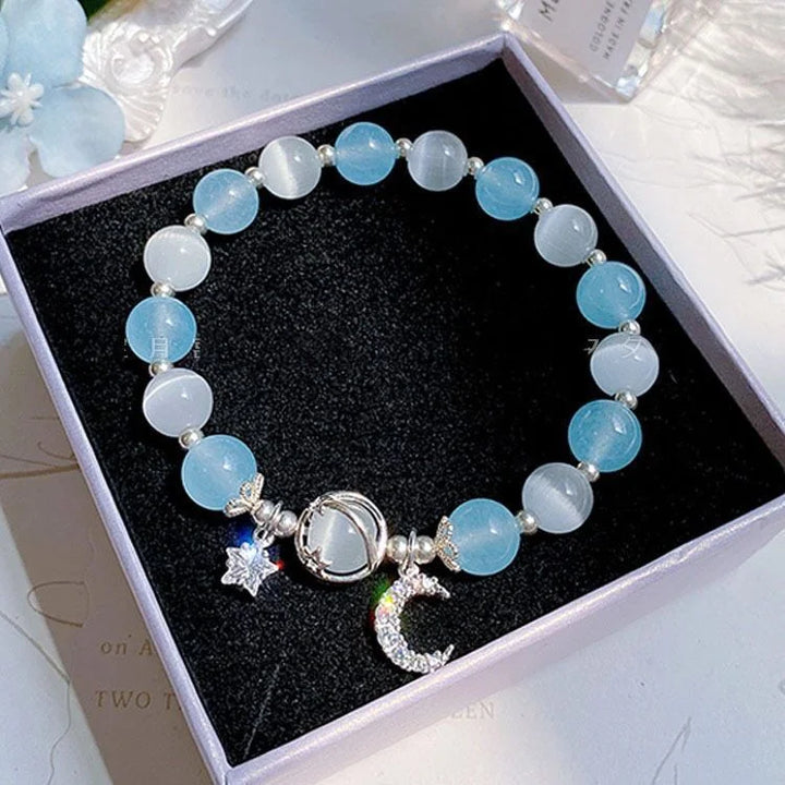 Flower beads bracelet