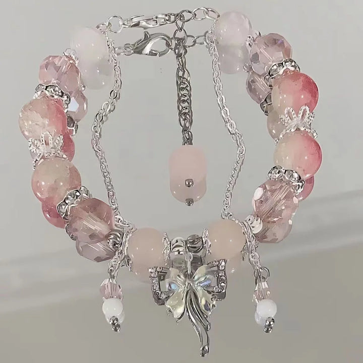 Flower beads bracelet