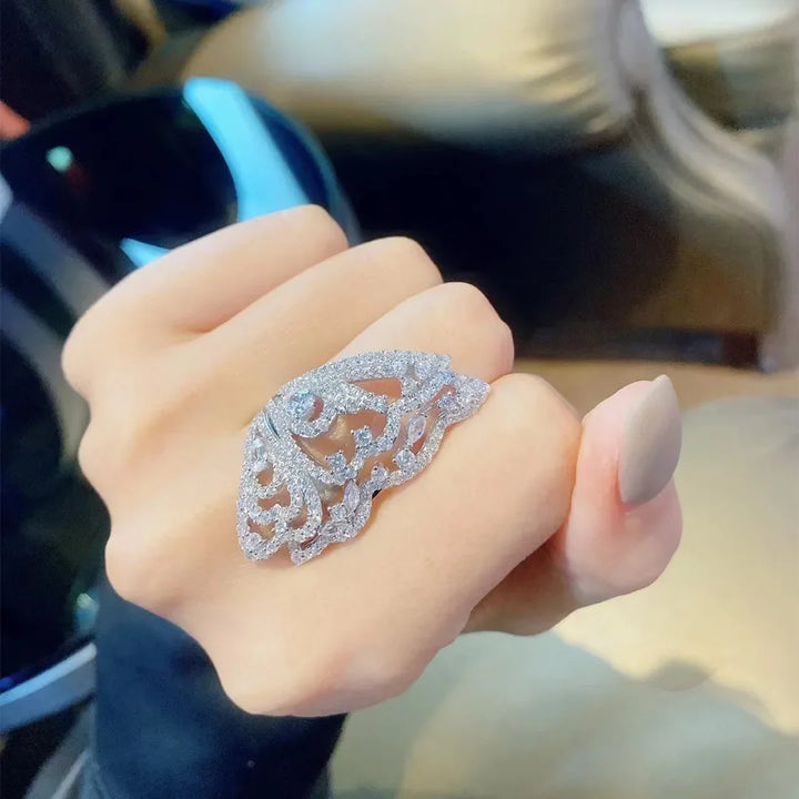 Butterfly wing ring