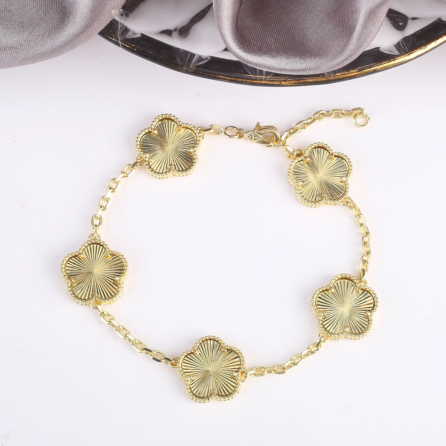 Birth flower bracelet