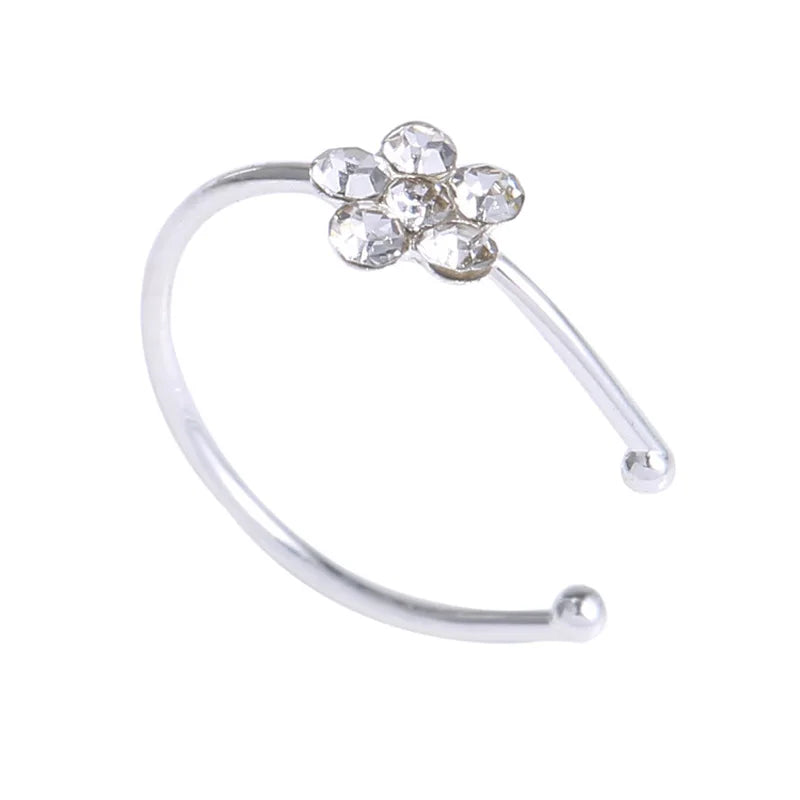 Flower nose ring