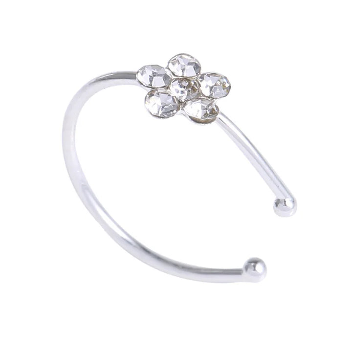 Flower nose ring