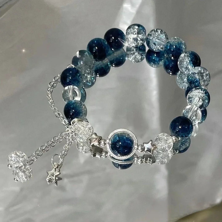 Flower beads bracelet